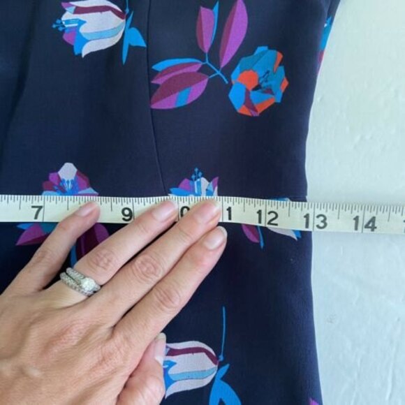 Rebecca Taylor Bell Flower Off the Shoulder Ruffle Midi Dress Size 0 RETAIL $389 - Picture 8 of 9